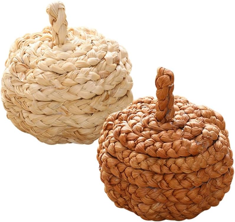 SUPVOX Pumpkin Ball Pendant - 2 Pcs Fall Decor