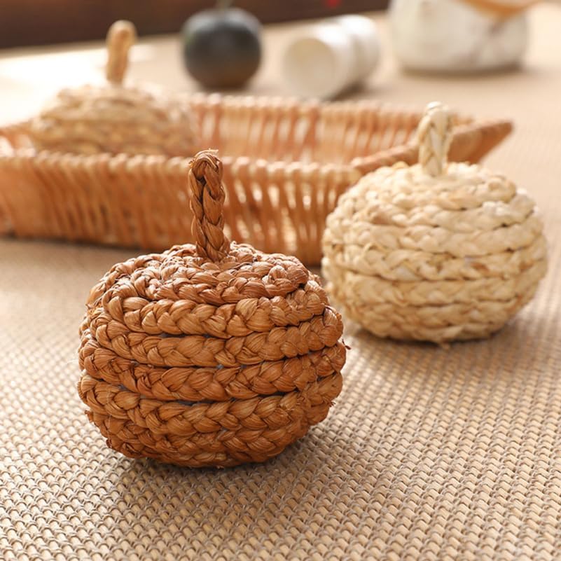 SUPVOX Pumpkin Ball Pendant - 2 Pcs Fall Decor