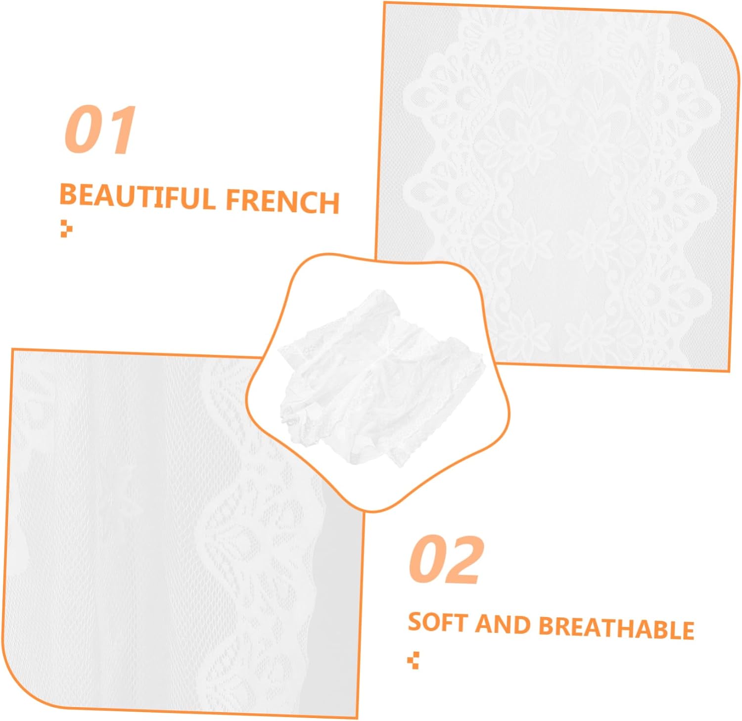 PRETYZOOM Boho Style Sheer Drapes for French Doors