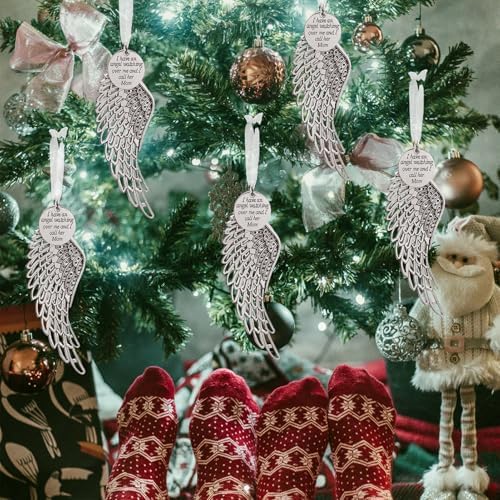 GTYRERO Memorial Christmas Angel Wings Ornament