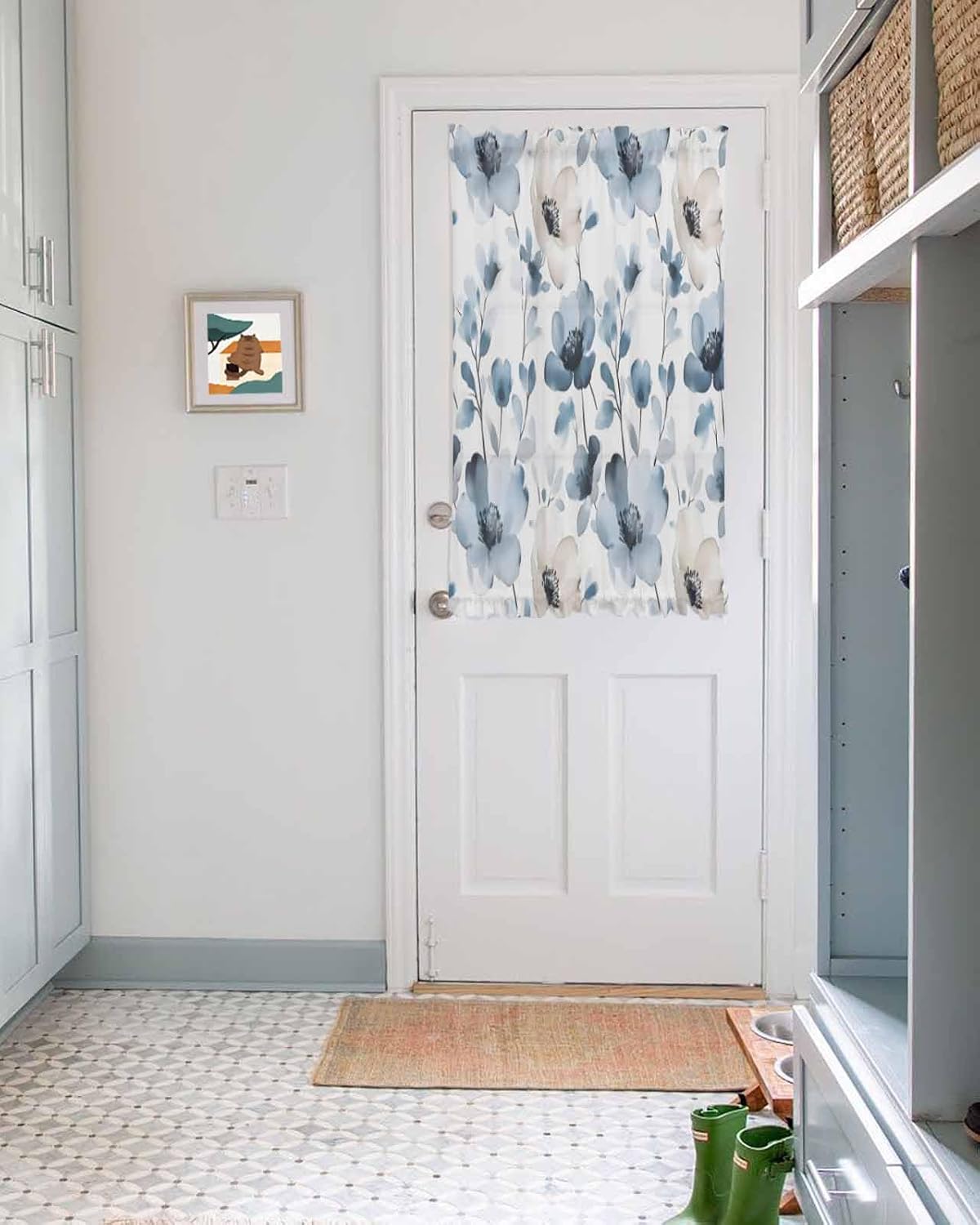 Elegant Door Curtains with Tiebacks for French Doors