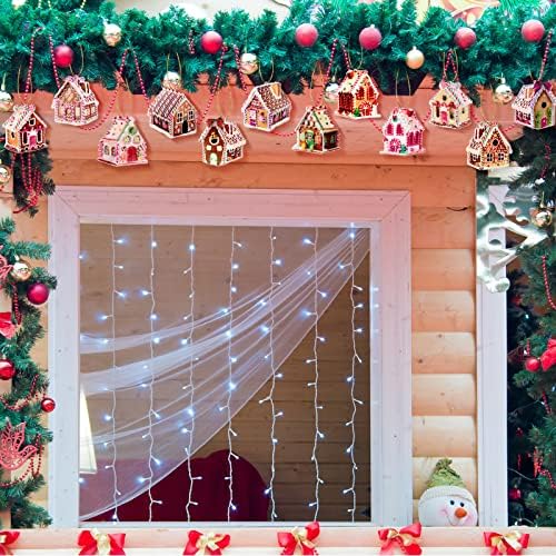 12 Pcs Christmas Candy Lollipop Ornaments with Gold Ribbon