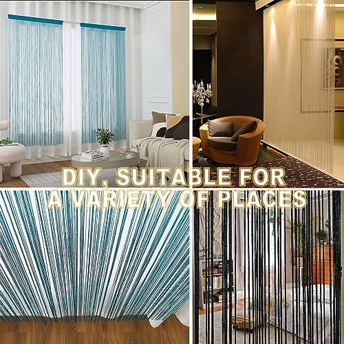 YIIBAII Door String Curtains Grey 39x79