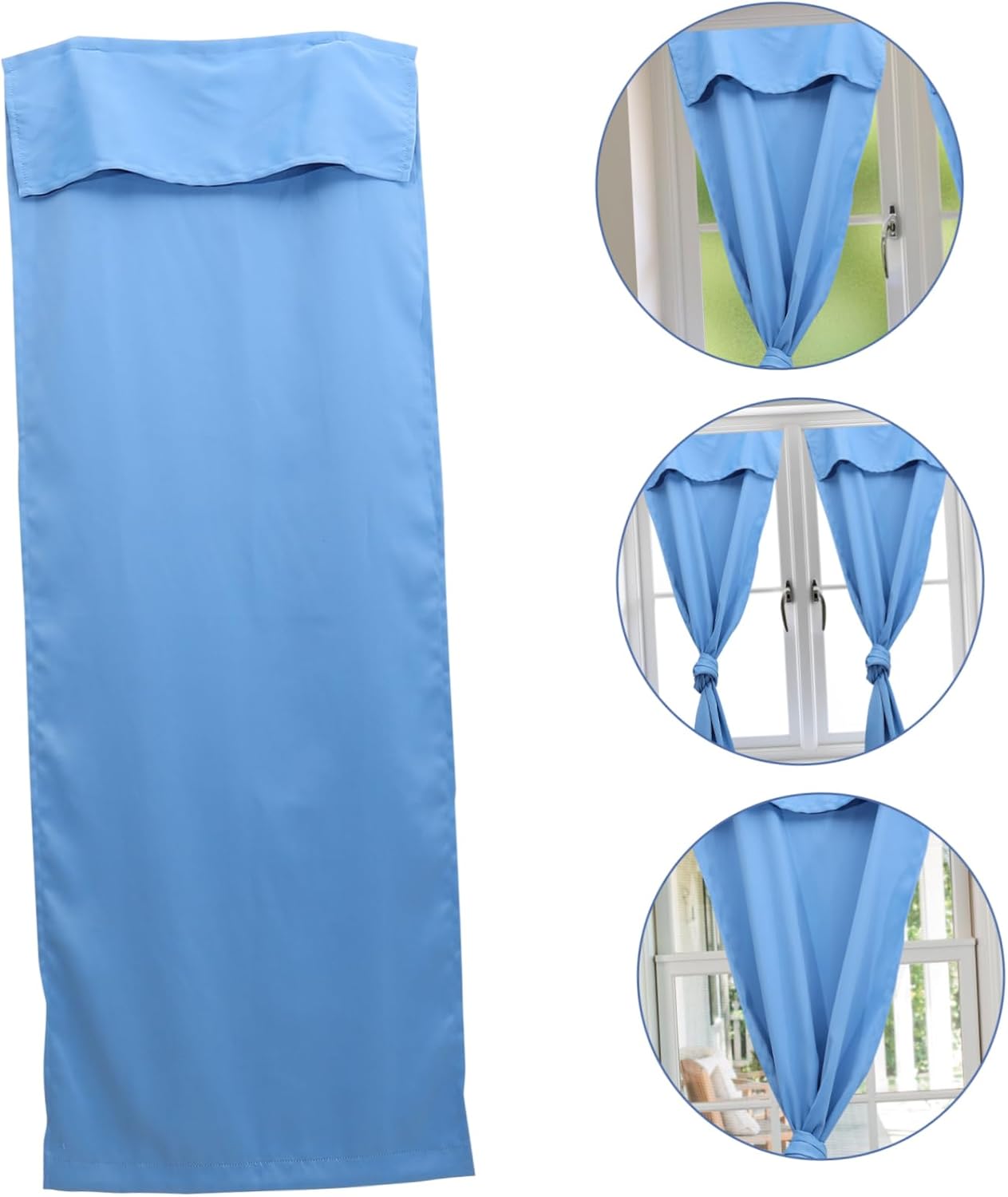Blackout French Door Curtain for Privacy and Decor