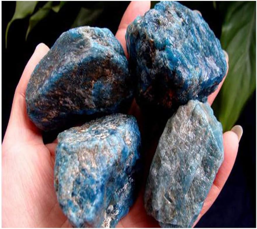 Blue Apatite Healing Crystal Rough Stone 1 Piece