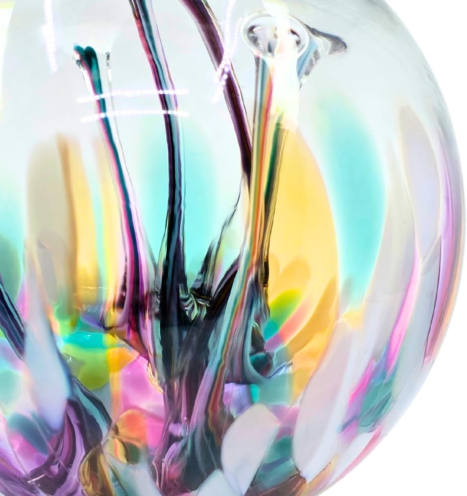 4 Inch Large Glass Tree of Life Ornament
