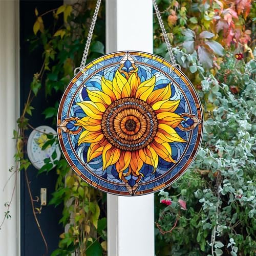1 pcs Sunflower Acrylic Wall Hanging Decor