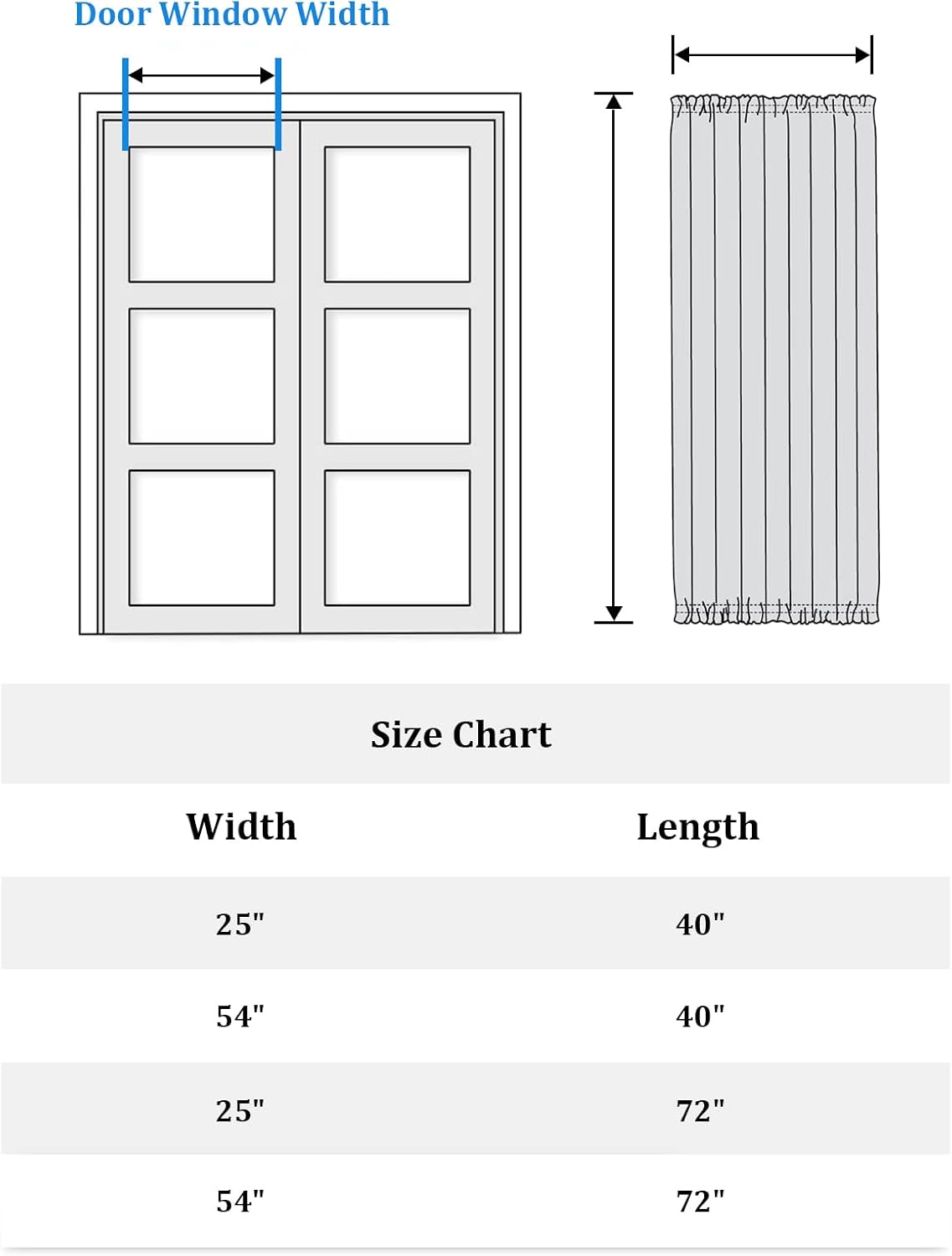 Japanese Noren Blackout Door Curtains with Lucky-Cats Blue 54x72