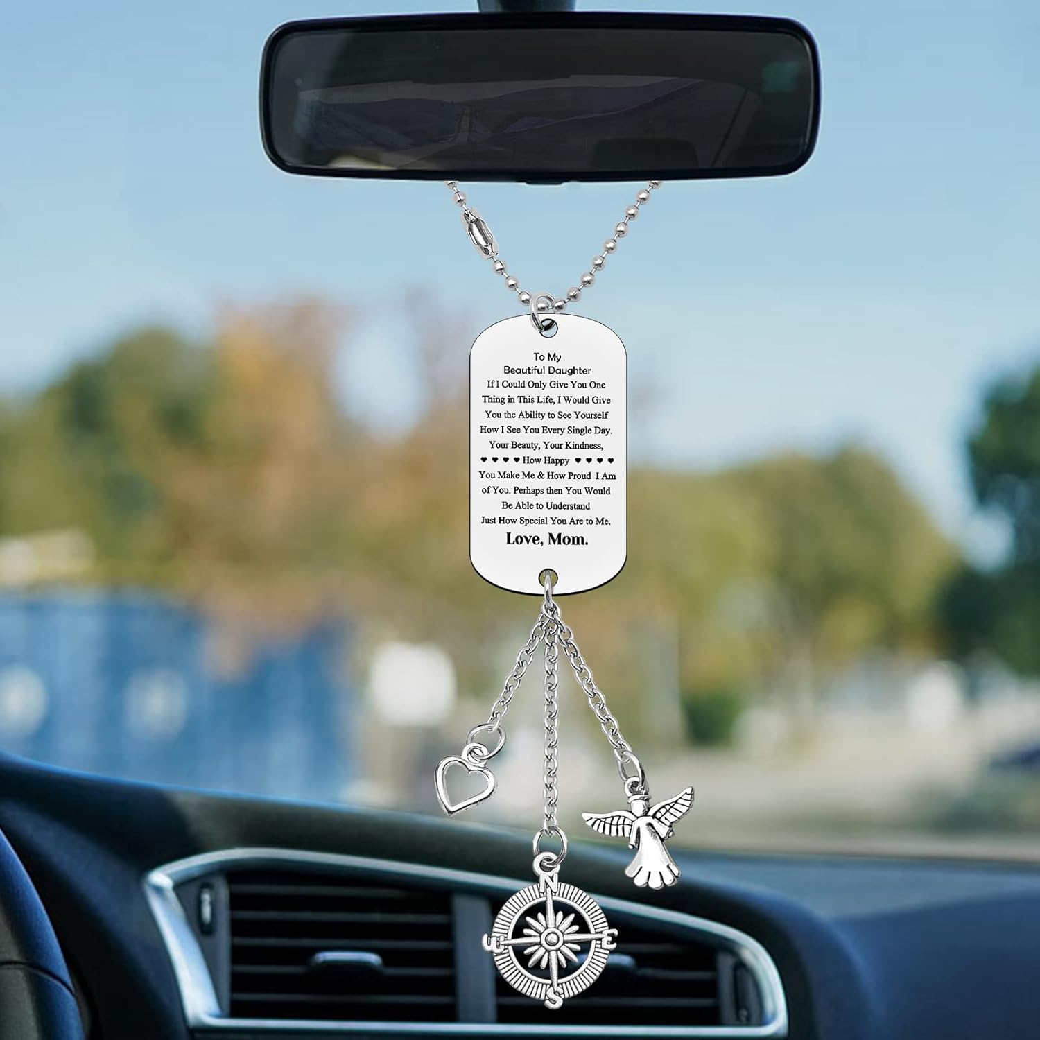 Inspirational Gift for Daughter Car Hanging Ornament