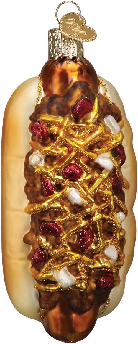 Chili Cheese Dog Ornament Christmas Decoration