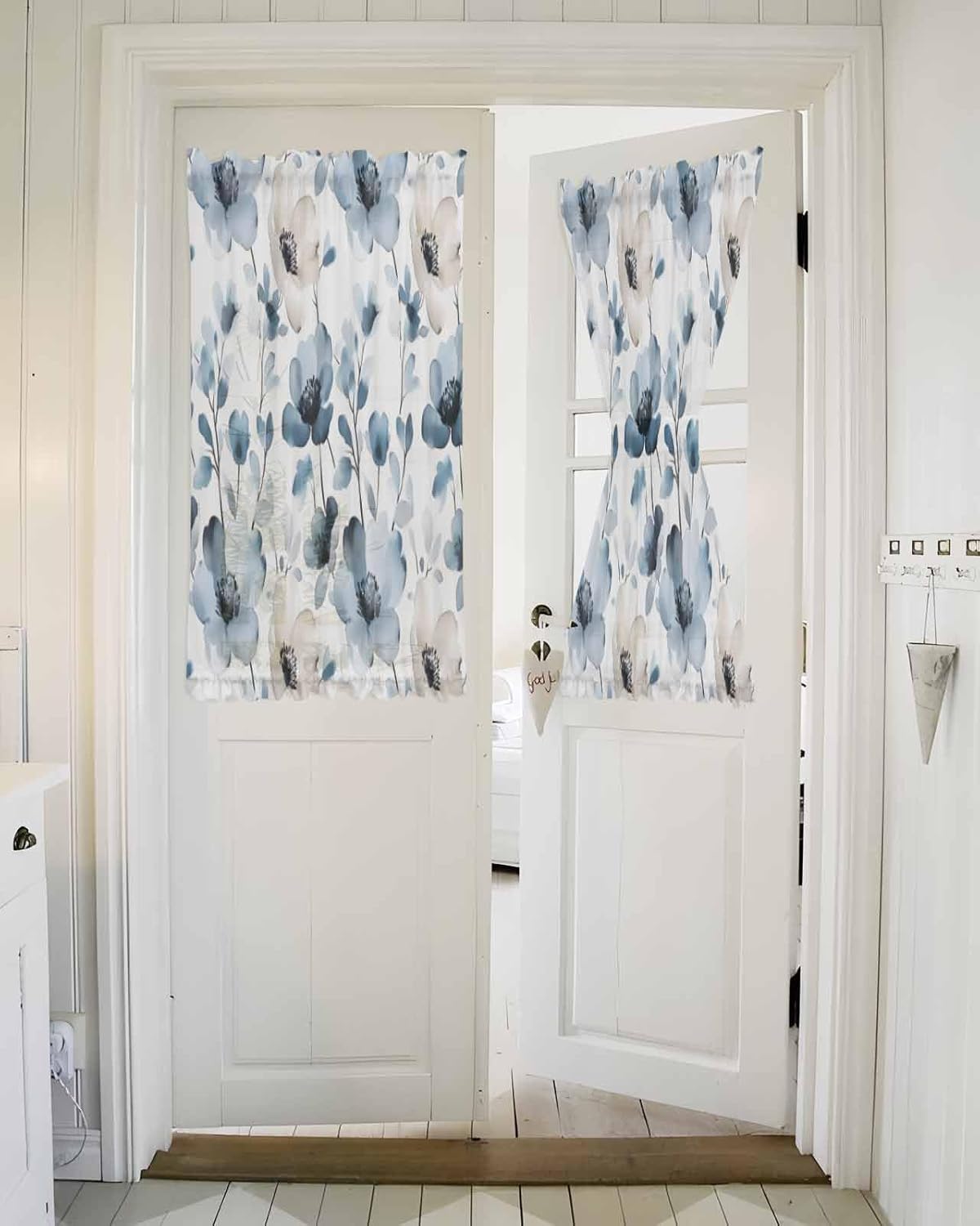 Elegant Door Curtains with Tiebacks for French Doors
