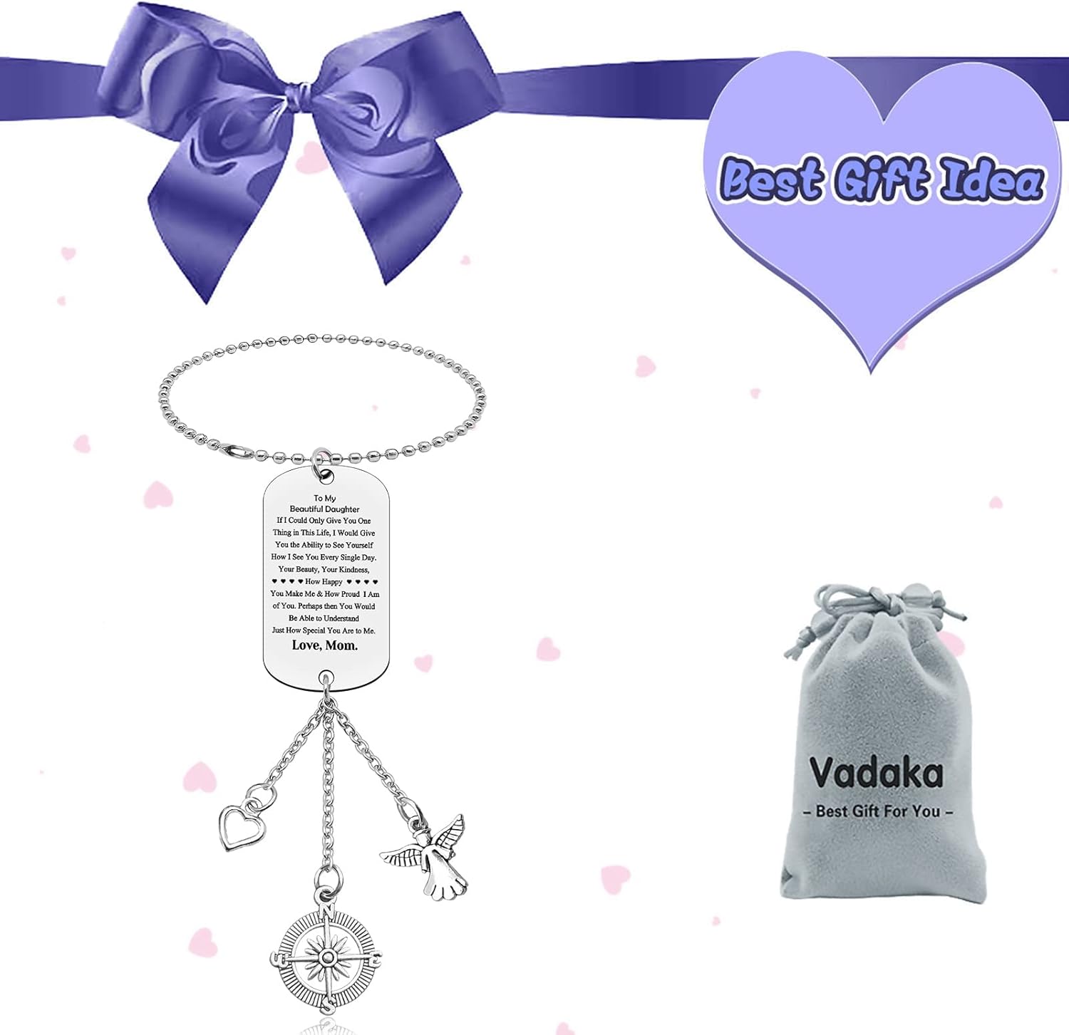 Inspirational Gift for Daughter Car Hanging Ornament