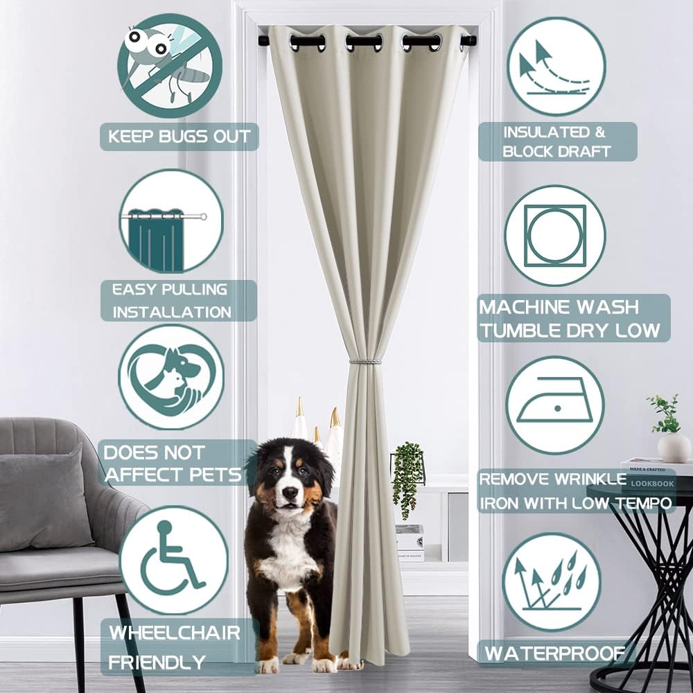 XISUNYA Door Curtain for Privacy and Style