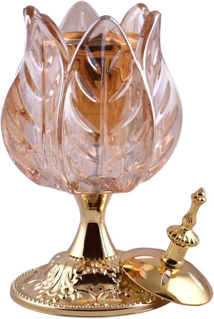 Tulip Shaped Glass Incense Burner 1