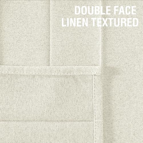 HVERSAILTEX Blackout Linen Curtain Panel 100x78
