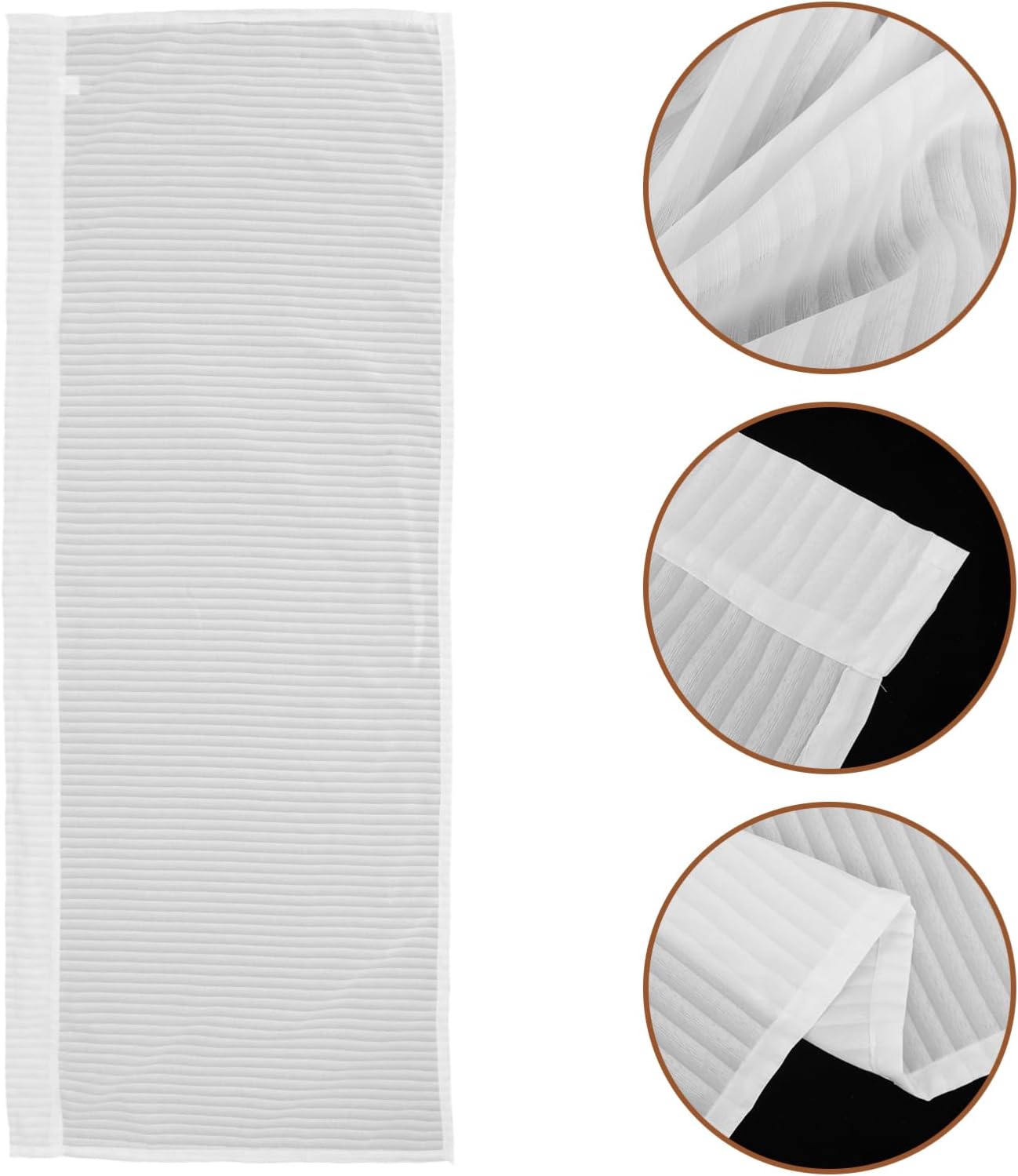HEALEEP Cafe Short Curtain 150x60cm Kitchen Privacy Drape
