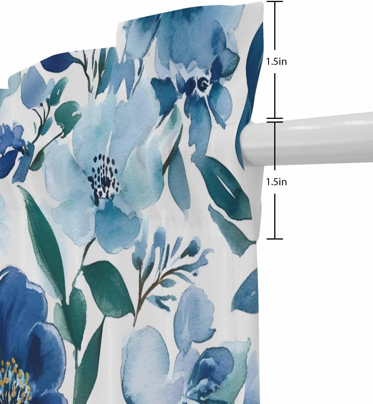 French Door Curtain with Tieback 54W x 72L