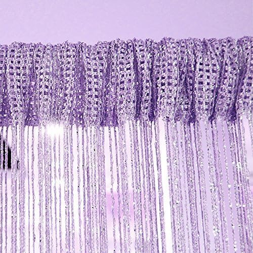 1x2M Door String Curtain with Silver Tassel