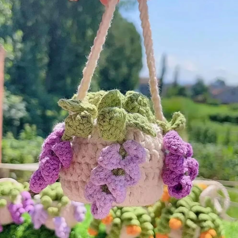 ClawsandPaws Crochet Car Hanging Ornament