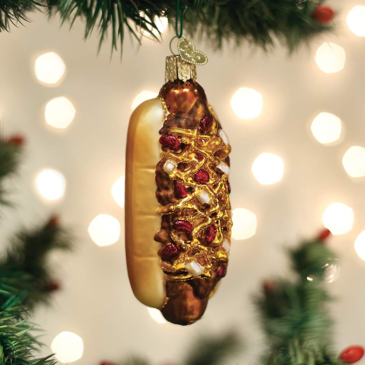 Chili Cheese Dog Ornament Christmas Decoration