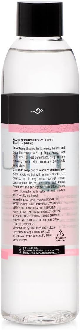 Acqua Aroma Gardenia Bouquet Reed Diffuser Oil Refill