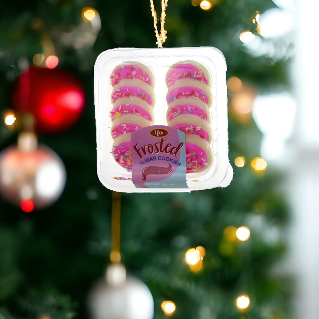 Cody Foster Co Pink Frosted Sugar Cookie Ornaments Pack