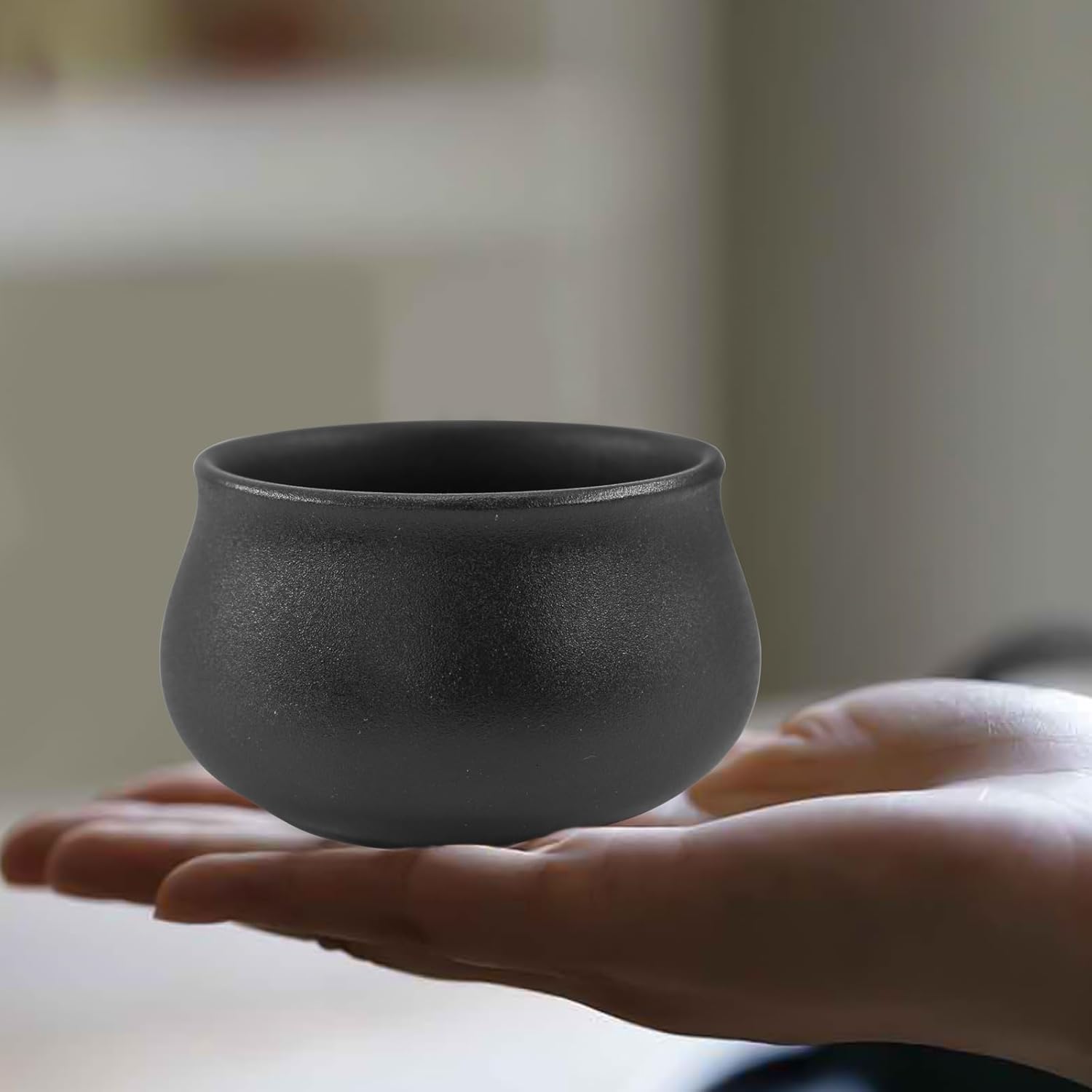 MrMrKura Ceramic Incense Stick Holder Black