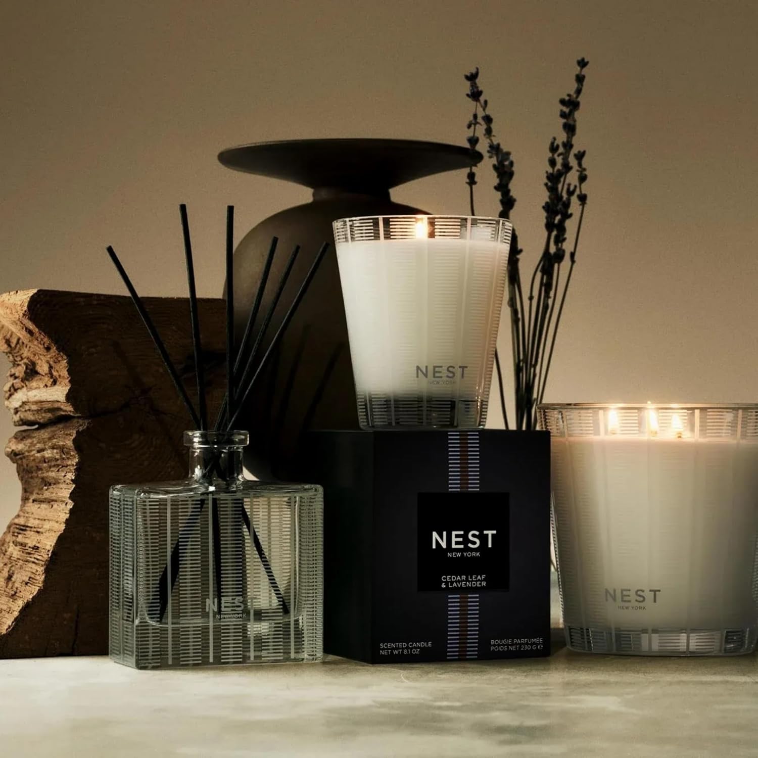 NEST New York Reed Diffuser Cedar Leaf Lavender 59 Fl Oz