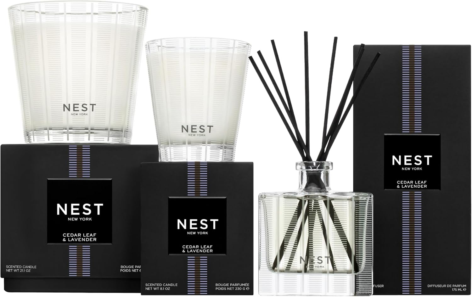 NEST New York Reed Diffuser Cedar Leaf Lavender 59 Fl Oz