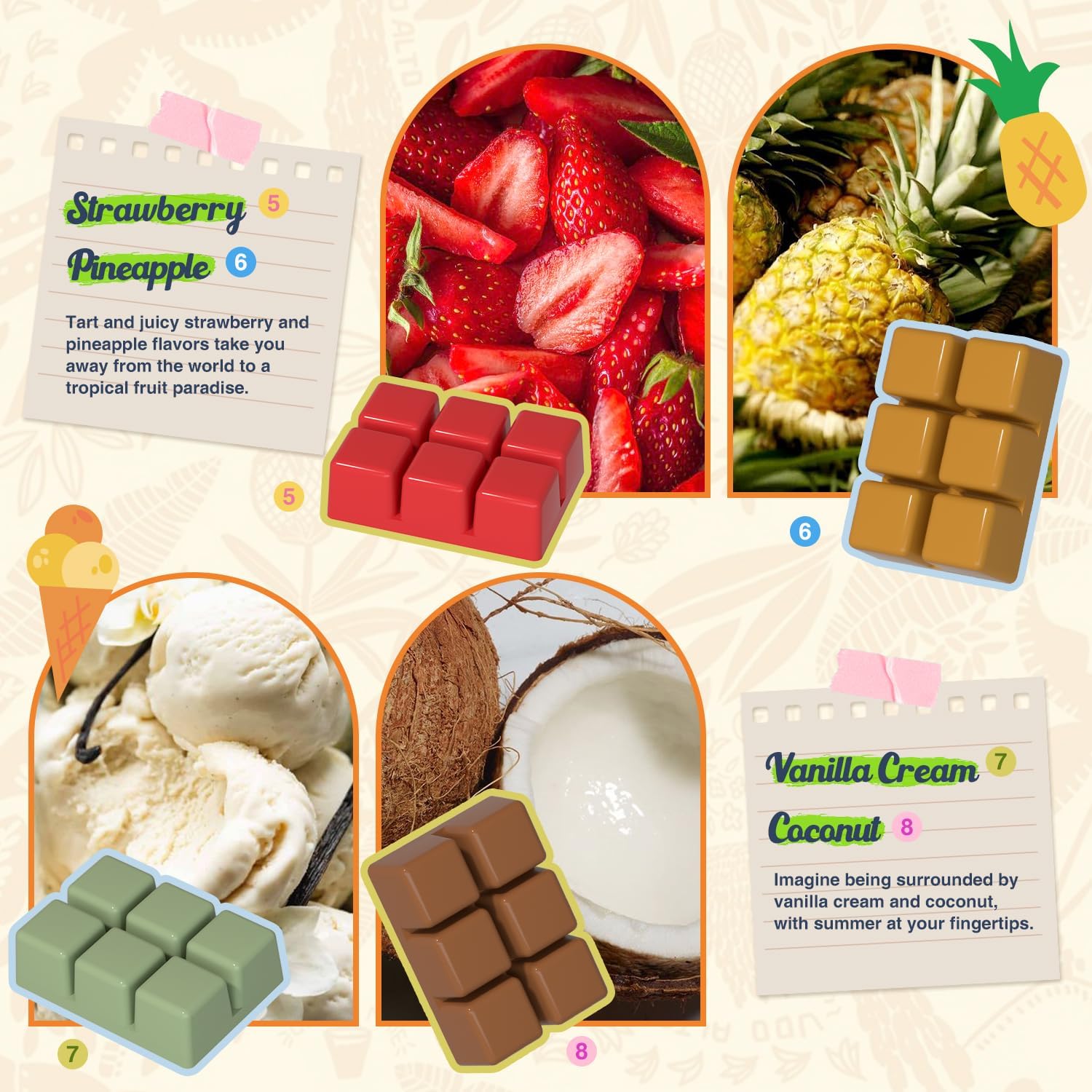 Salubrito Summer Scented Wax Melts Gift Set