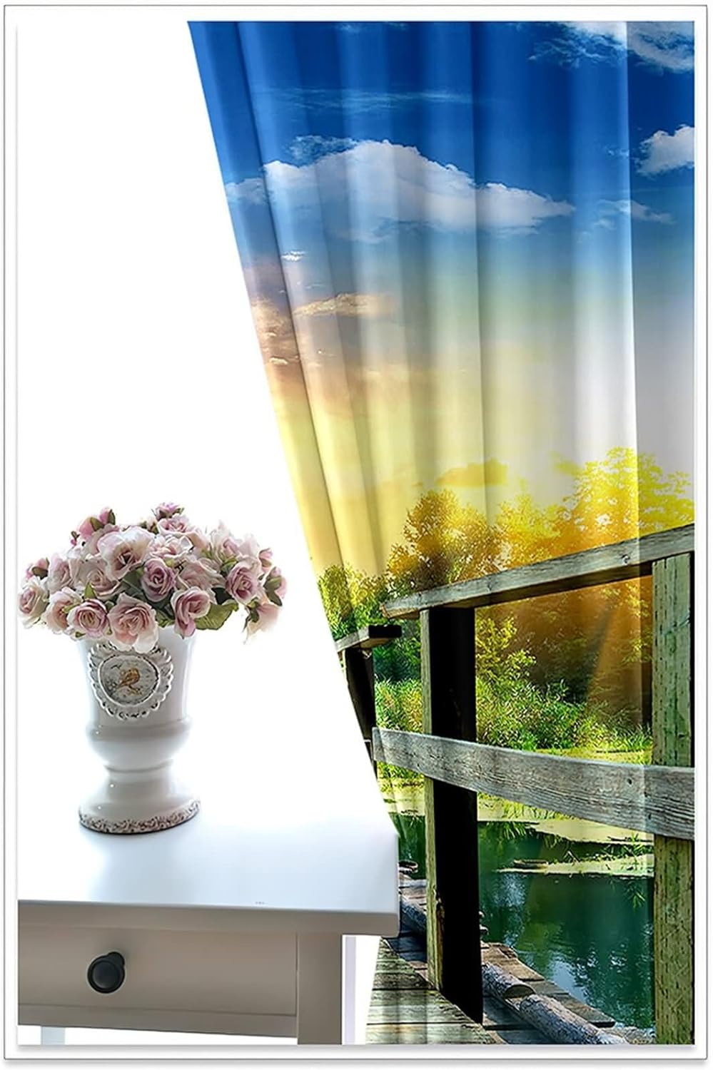 Blackout Drapes 2 Pack Grommet Curtains for Balcony and Windows