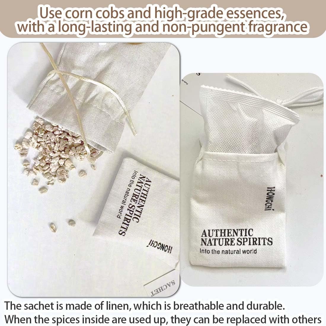 Home Refillable Fragrance Sachets 6-Pack Lavender Freesia
