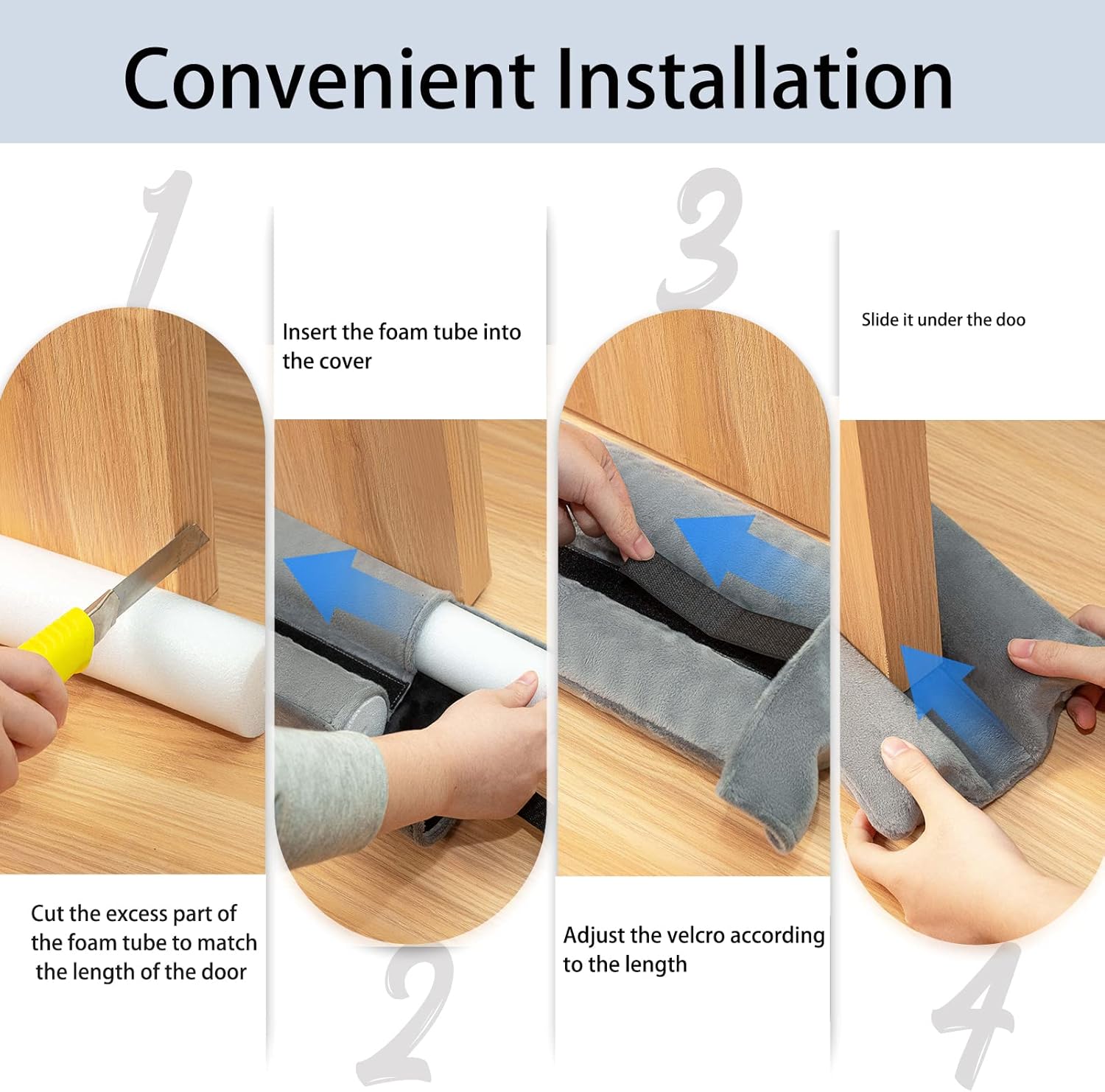 Marwood Adjustable Draft Stopper for Door and Window