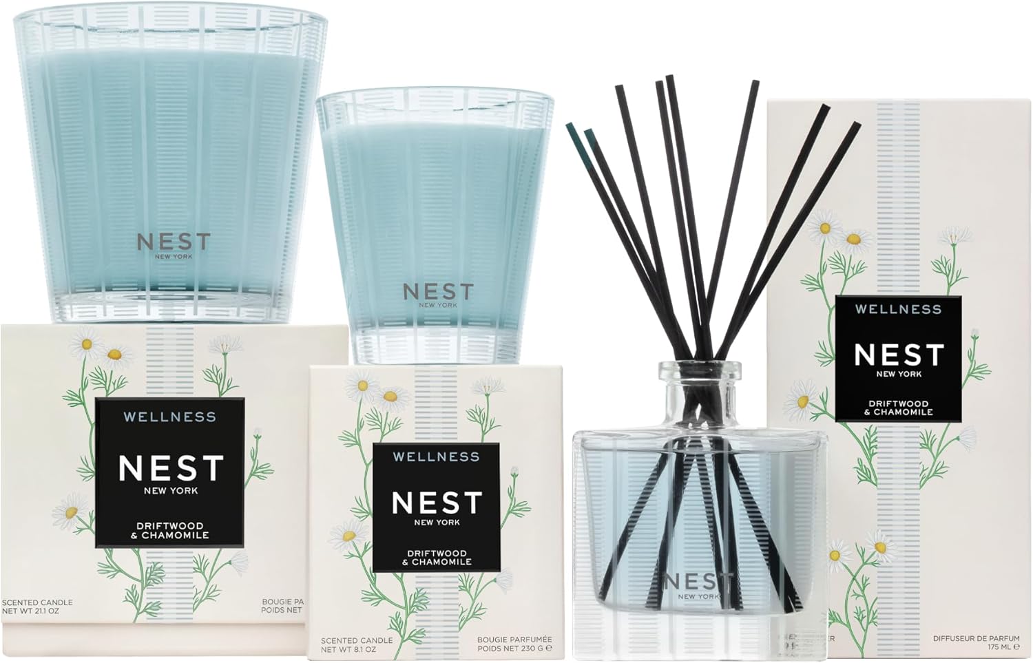 NEST New York Reed Diffuser Driftwood Chamomile 59 Fl Oz