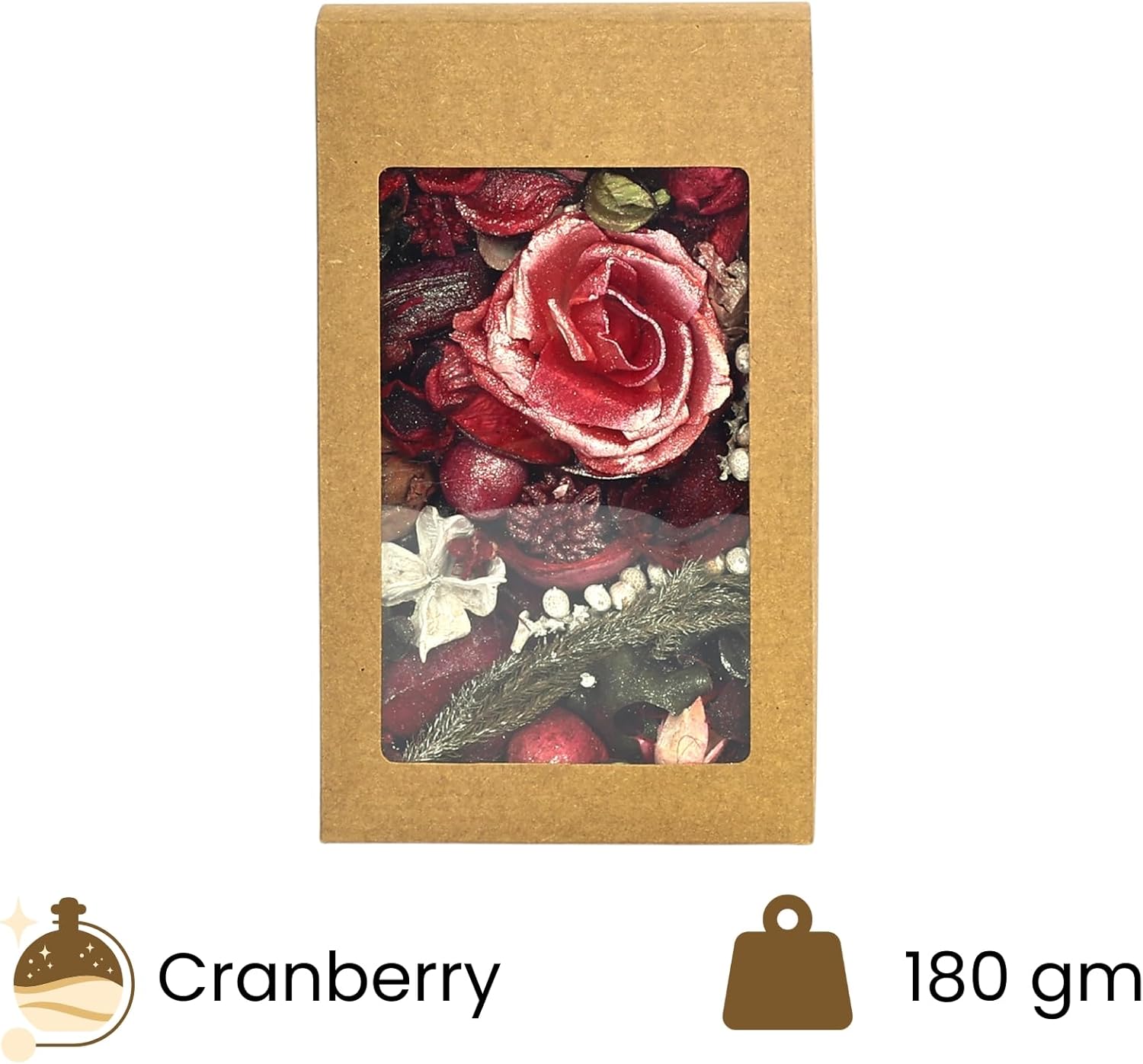 Natriel Citronella Potpourri Natural Fragrance Box Red