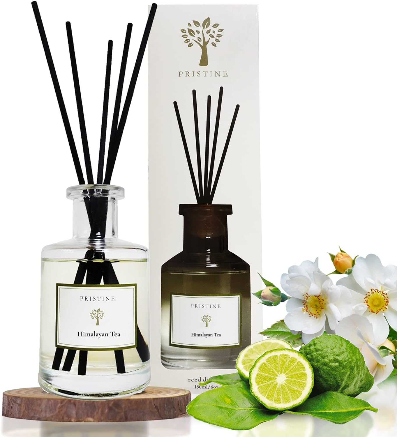 PRISTINE Himalayan Tea Scent Reed Diffuser Set