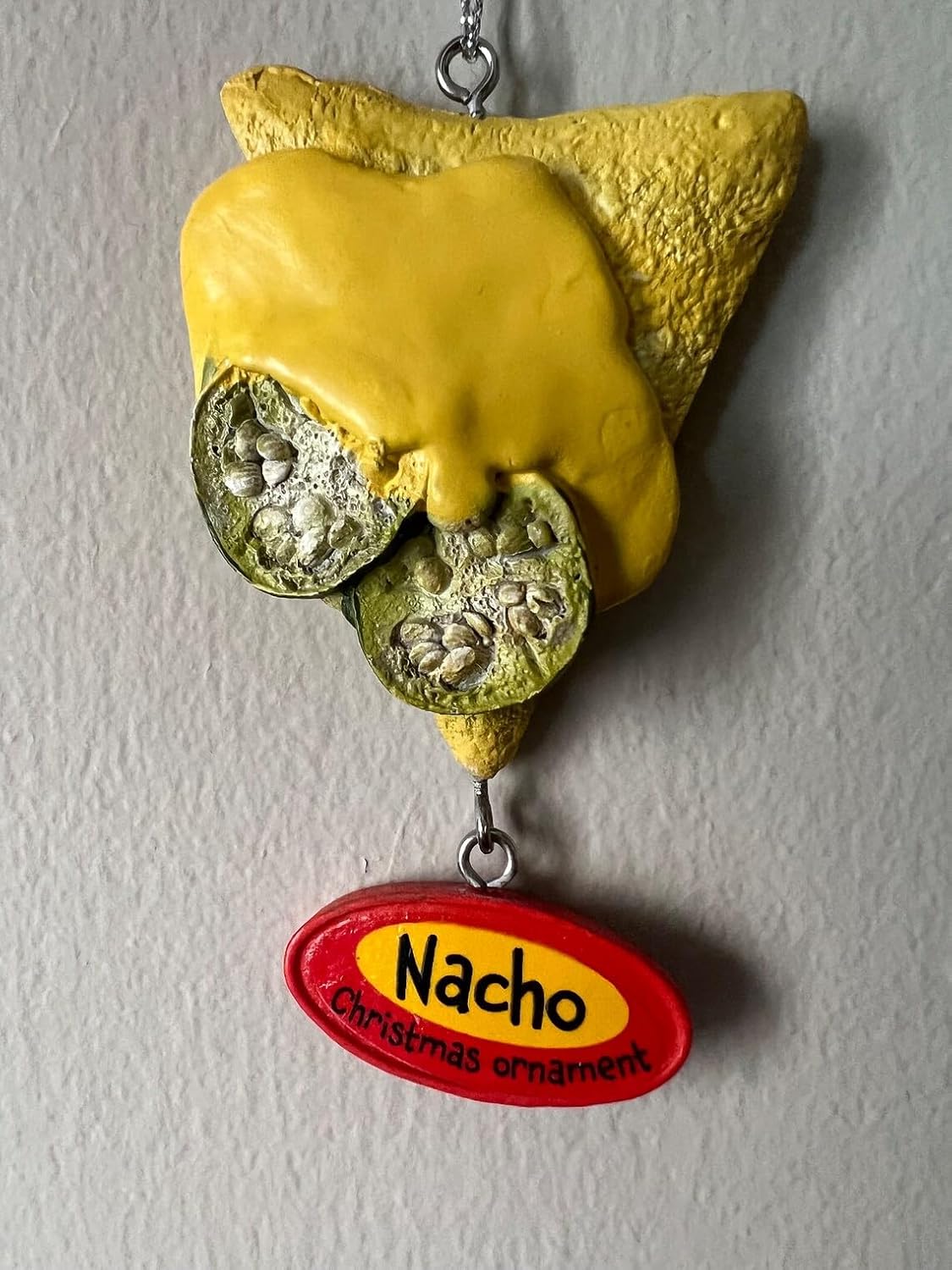 Nacho Cheese Christmas Ornament Funny Kitchen Decor