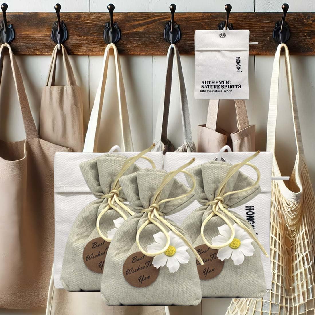 Home Refillable Fragrance Sachets 6-Pack Lavender Freesia