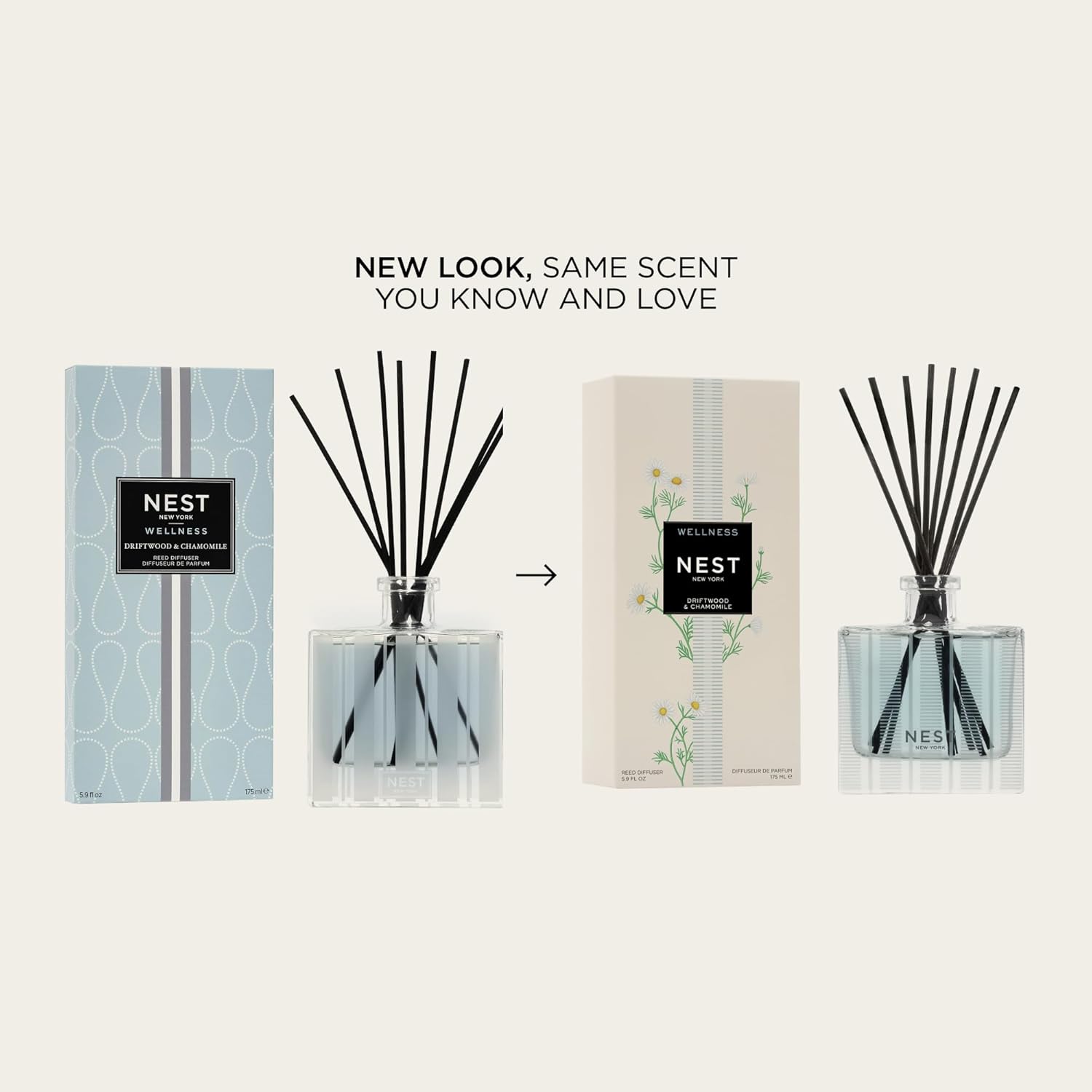 NEST New York Reed Diffuser Driftwood Chamomile 59 Fl Oz