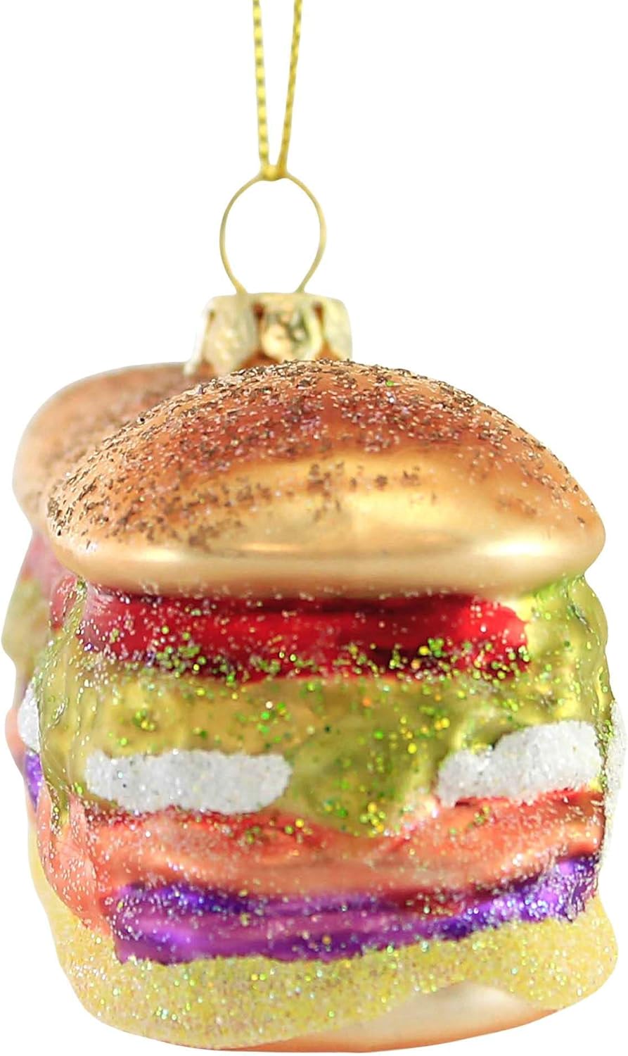 Cody Foster Deluxe Sub Sandwich 20 Glass Ornament