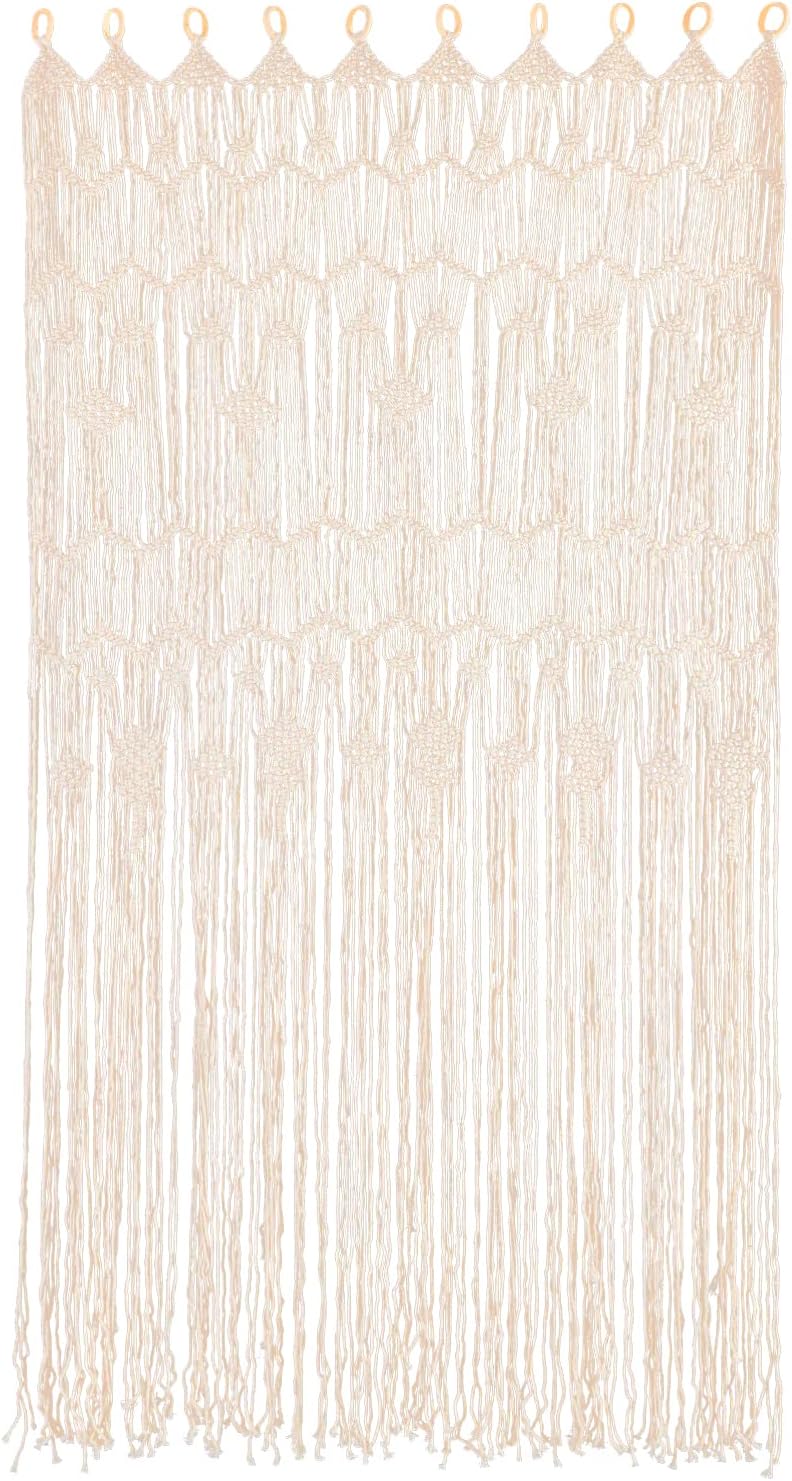 Boho Macrame Curtain 2 Panels 3346 x 7874 Inches