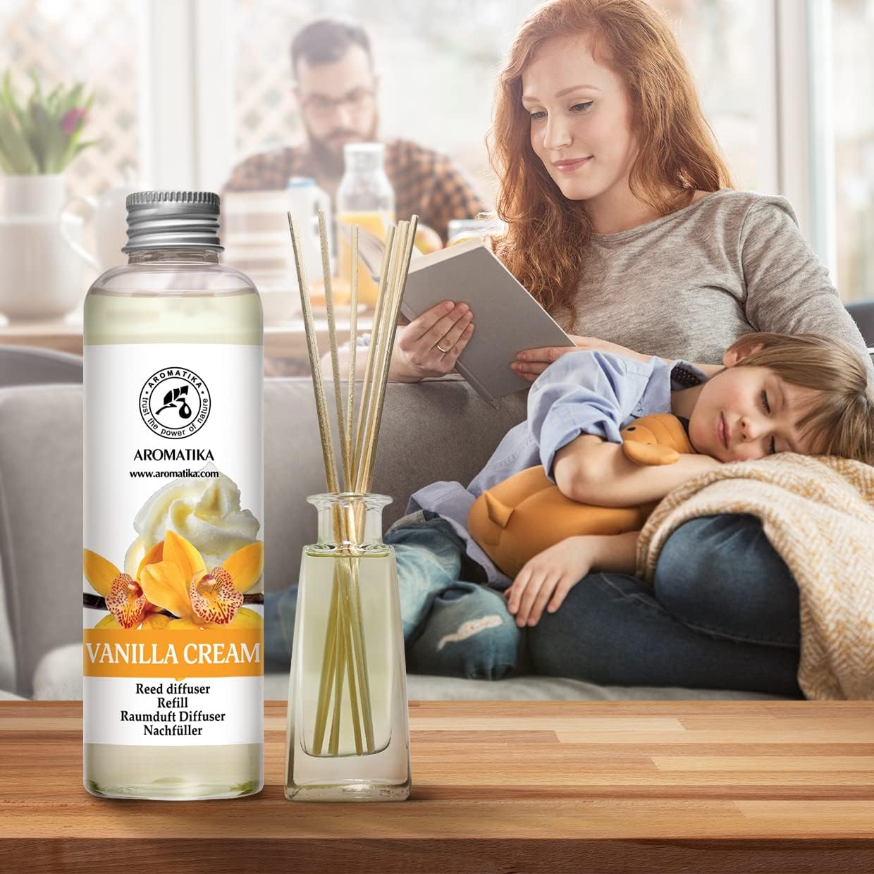 Vanilla Cream Reed Diffuser Refill 68 Fl Oz