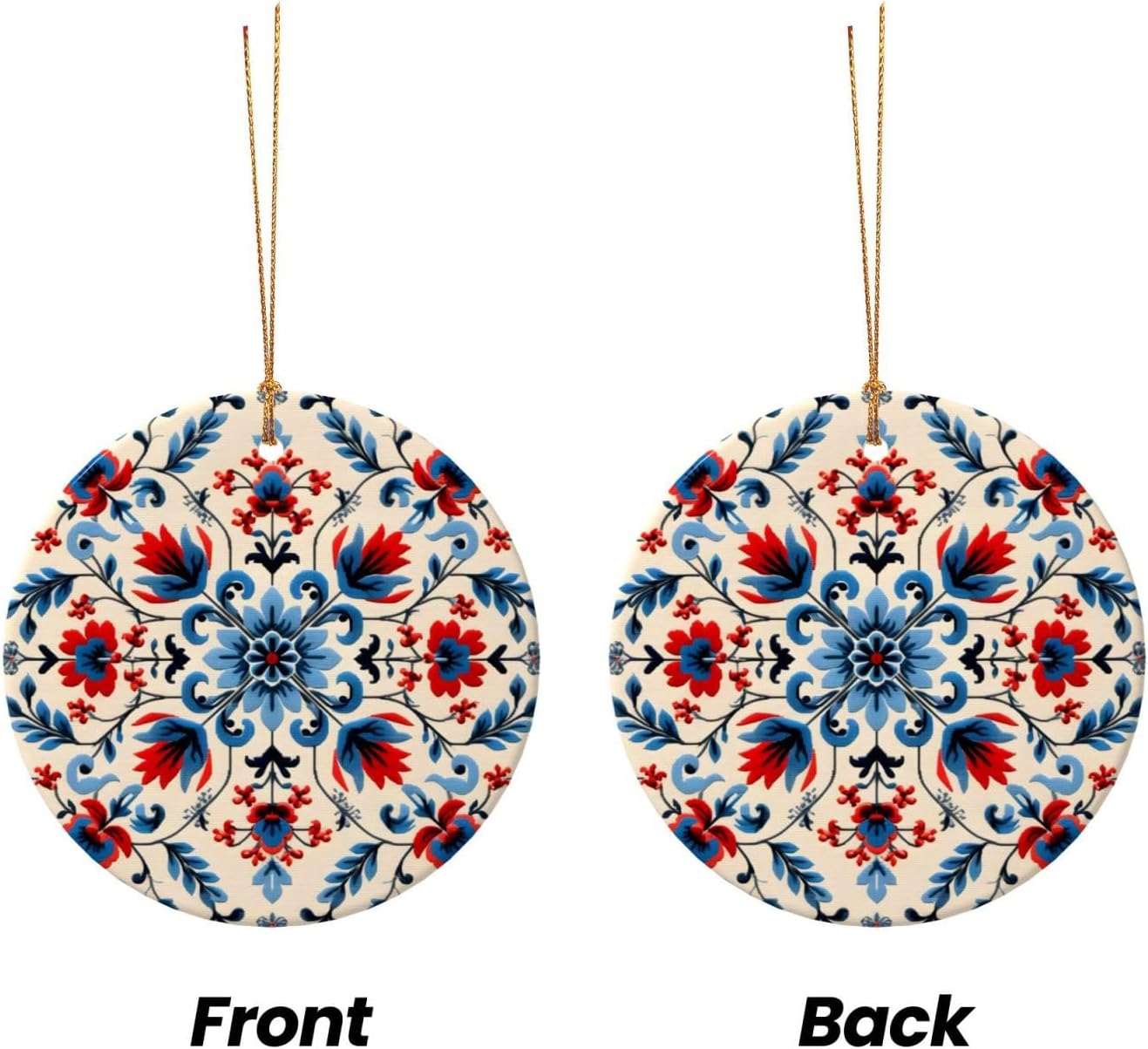 DXTKWL Christmas Ceramic Pendant Decorations