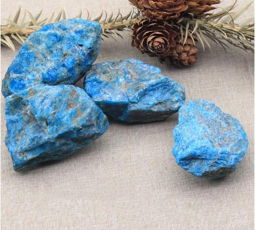 Blue Apatite Healing Crystal Rough Stone 1 Piece