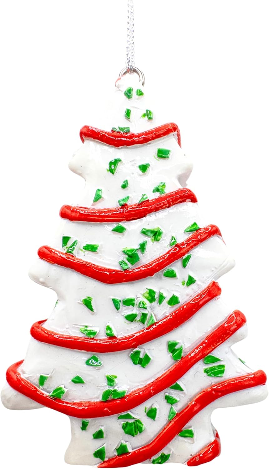 Christmas Tree Cake Dessert Ornament by Spooky Thru Noel