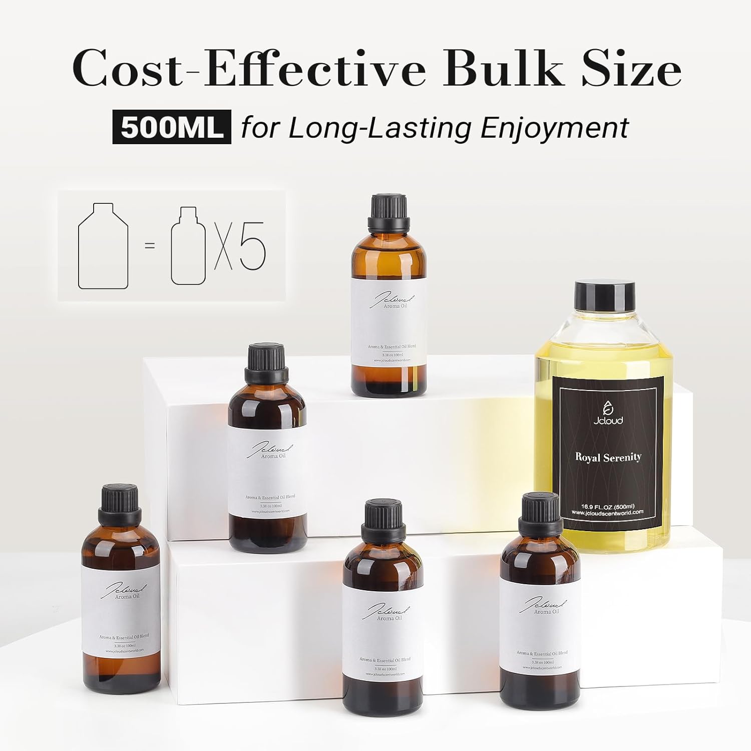 JCLOUD Hotel Diffuser Oil - 500mL Luxury Scent Refill
