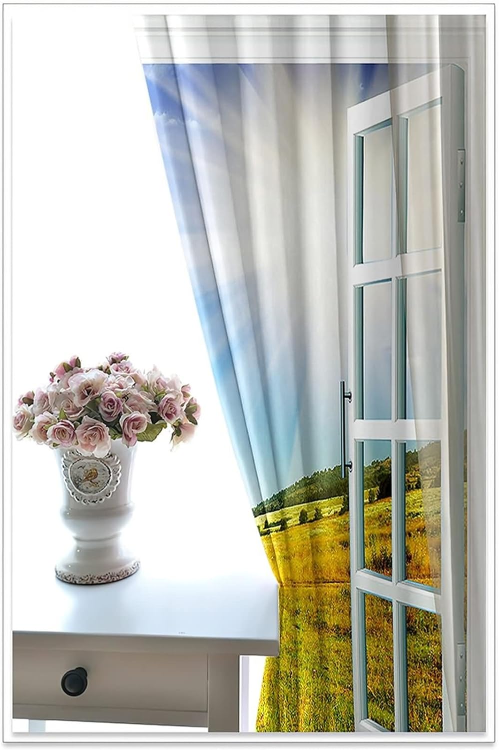 Homxi 2 Panel Blackout Curtains Set for Living Room