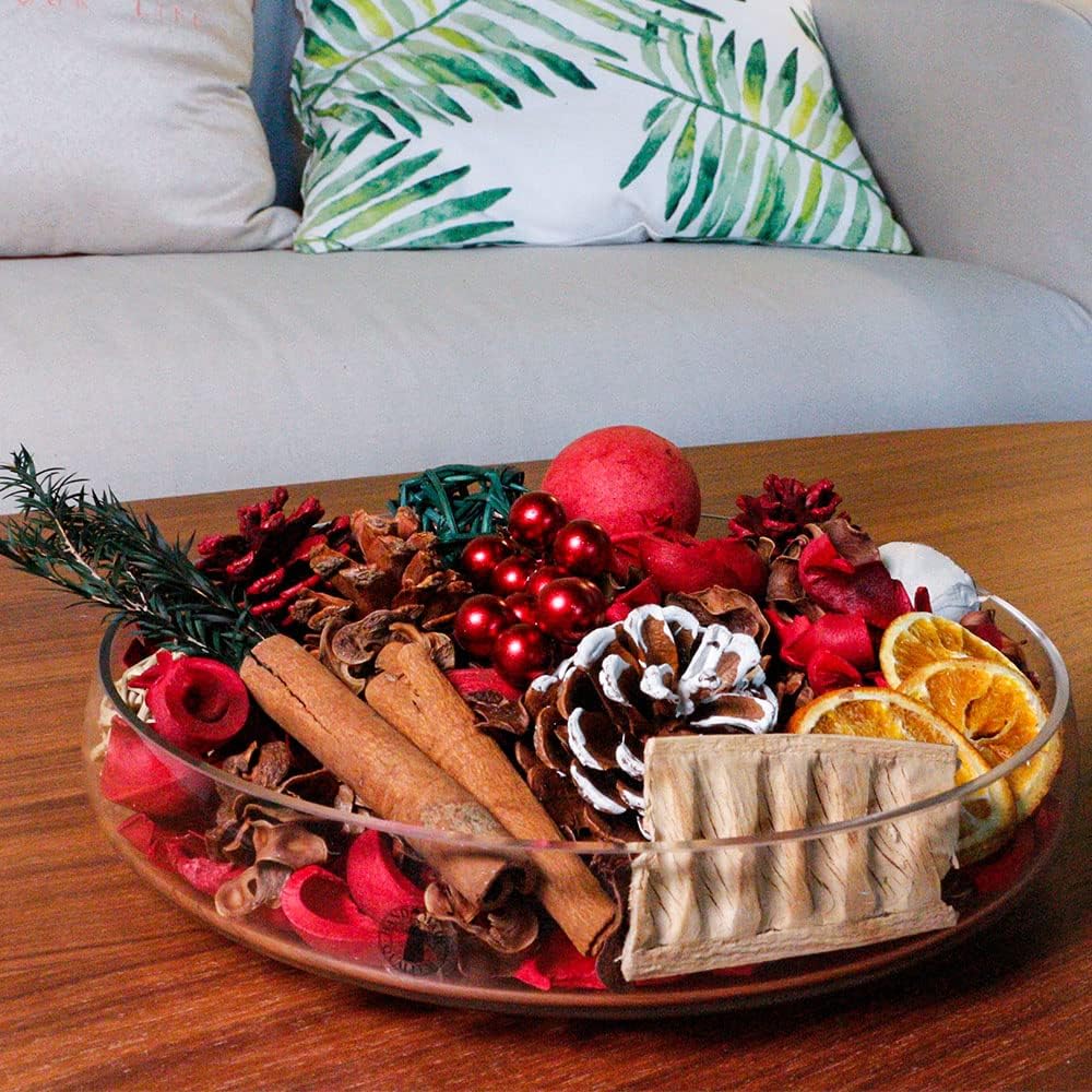 Qingbei Rina 20 oz Christmas Potpourri Red Bag