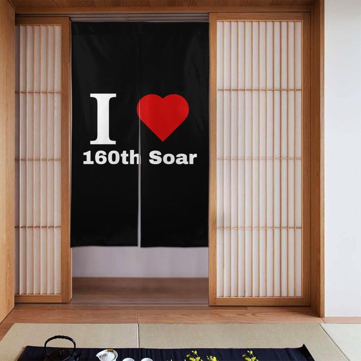 I Love 160th Soar Blackout Curtains for Doorways