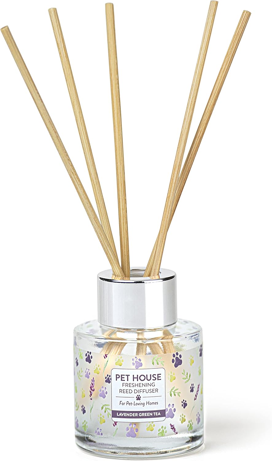 One Fur All Pet House Reed Diffuser Set Lavender Green Tea